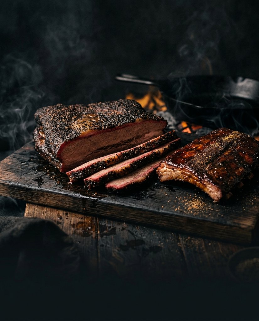 BBQ and smokehouse food photography