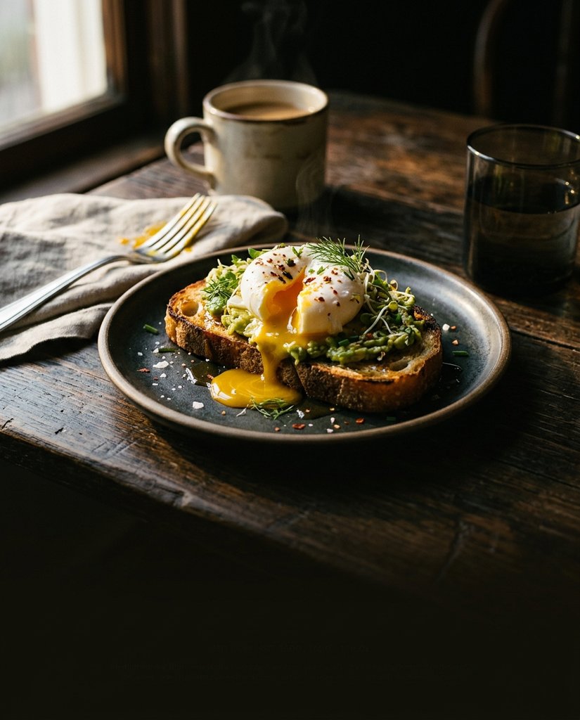 Brunch and breakfast food photography