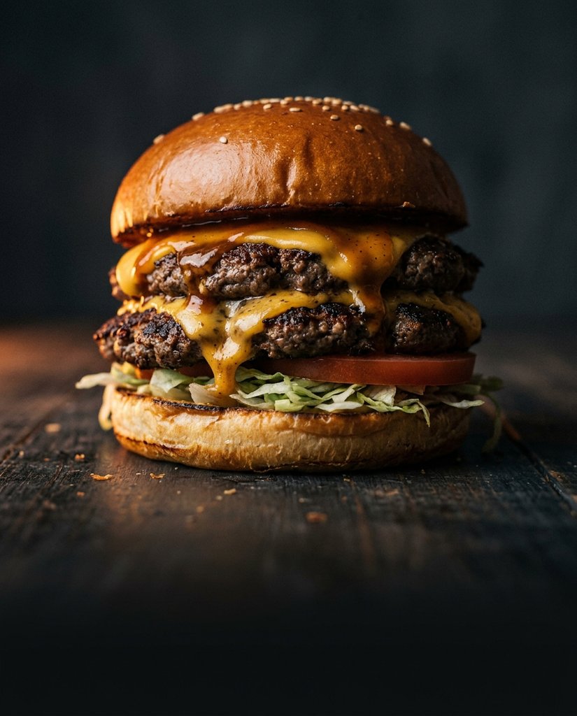Burgers food photography