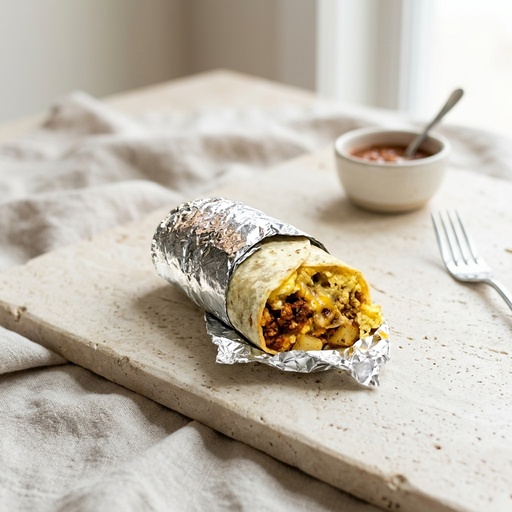 breakfast burrito Brunch & Breakfast, retouched after