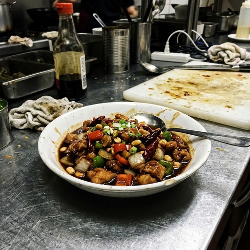 kung pao chicken Chinese & Dim Sum, before