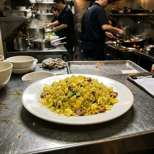 egg fried rice Chinese & Dim Sum, before