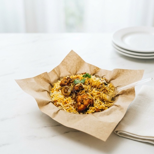 biryani rice dish Indian, retouched after