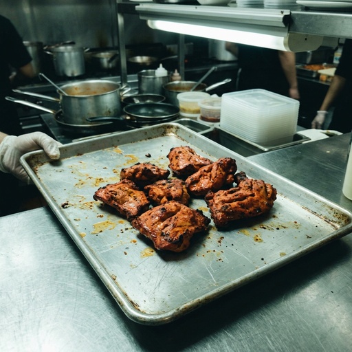tandoori chicken Indian, before