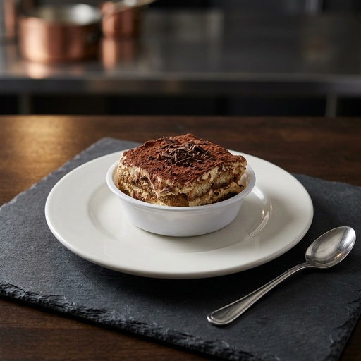 tiramisu Italian, retouched after