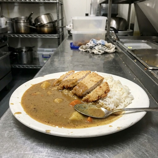chicken katsu curry Japanese, before