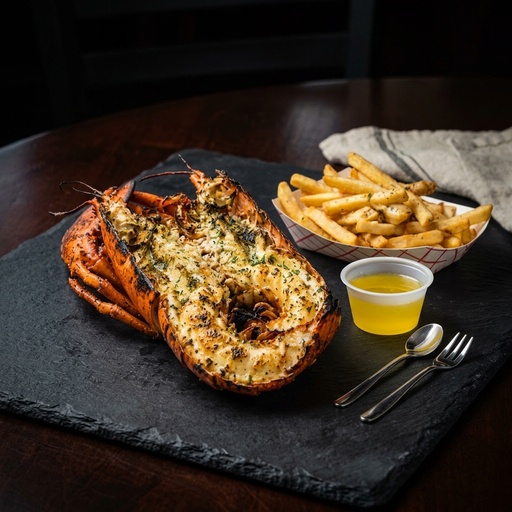 grilled lobster Seafood & Raw Bar, retouched after