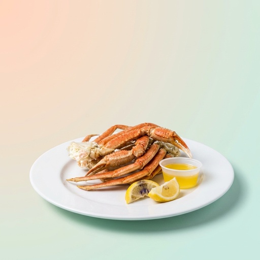 crab legs Seafood & Raw Bar, retouched after