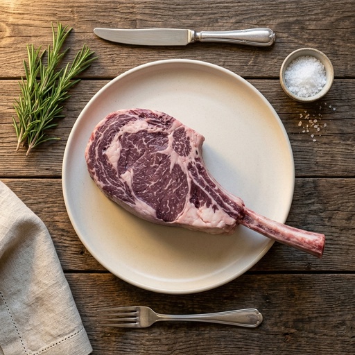 tomahawk steak Steakhouse, retouched after