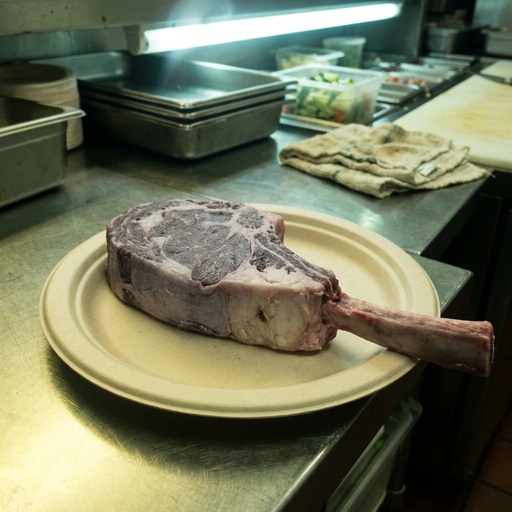 tomahawk steak Steakhouse, before