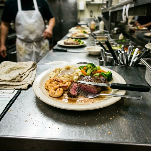 surf and turf Steakhouse, before