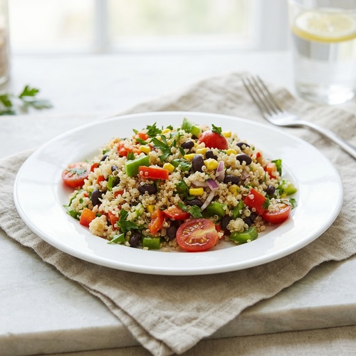 quinoa salad Vegan & Plant-based, retouched after