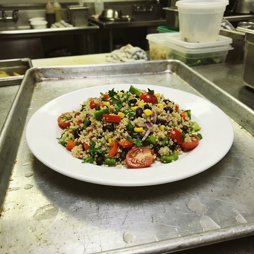 quinoa salad Vegan & Plant-based, before