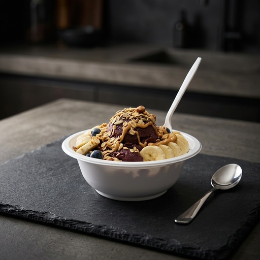 acai bowl Vegan & Plant-based, retouched after