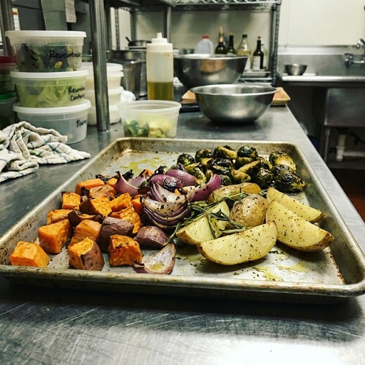 roasted vegetable platter Vegan & Plant-based, before