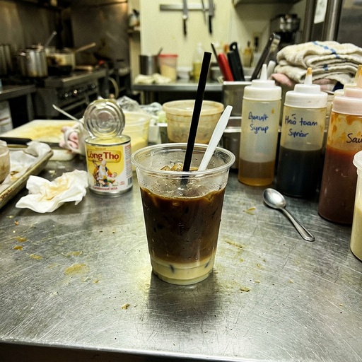 vietnamese iced coffee Vietnamese, before