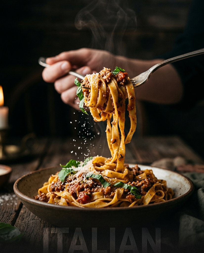 Italian food photography