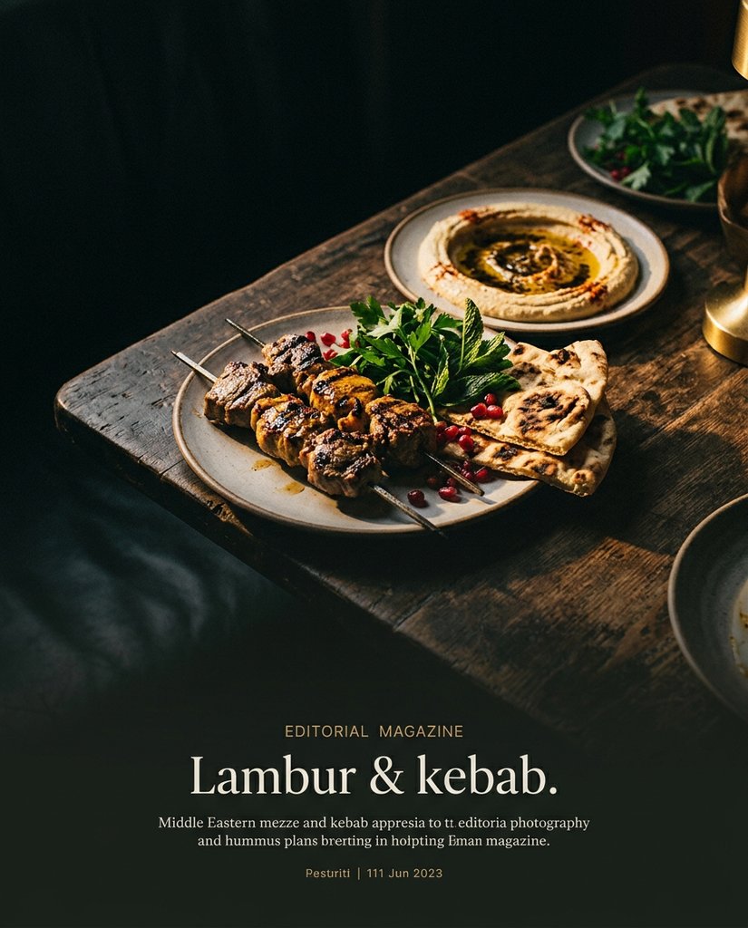 Middle Eastern food photography