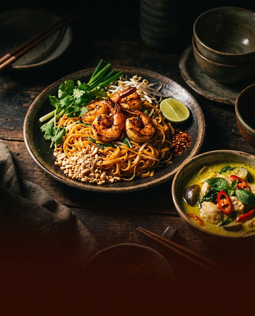 Thai food photography